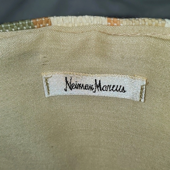 EUC Neiman Marcus Top Handle Striped Mini Tote Bag - Picture 4 of 10